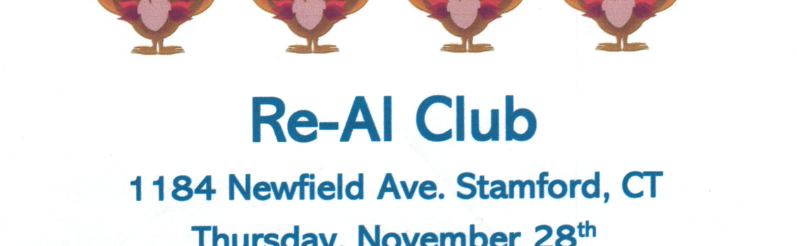 Re-Al Club Thanksgiving Dinner 2024